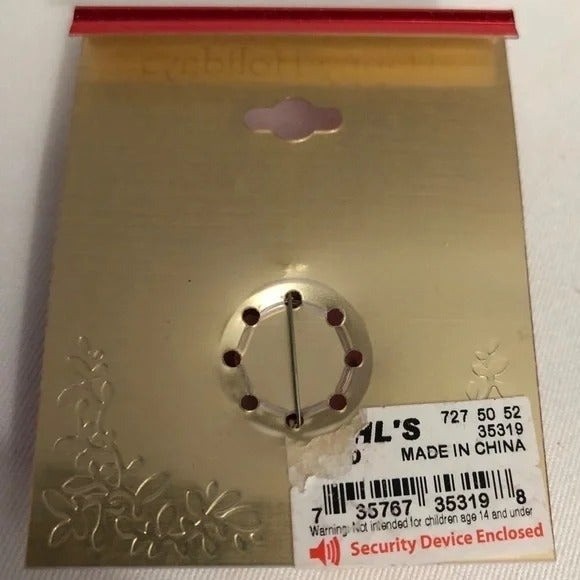 Glitter Penguin Christmas Tree Brooch - Picture 5 of 6